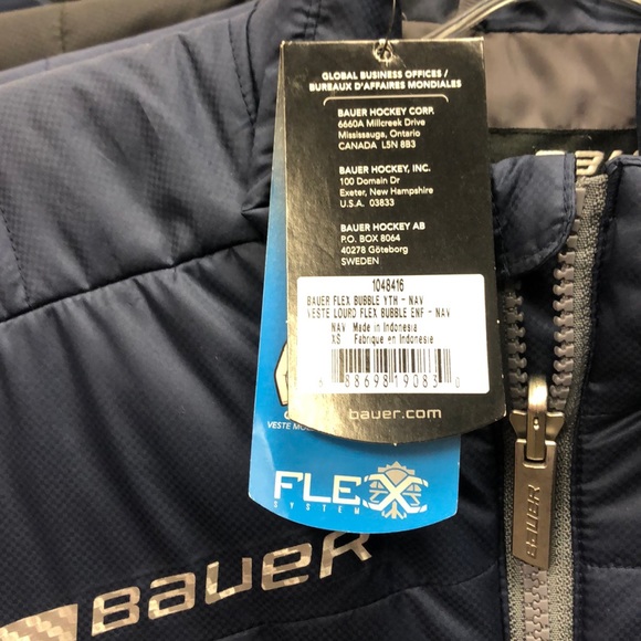 New Bauer Youth Bubble Jacket - Picture 2 of 4